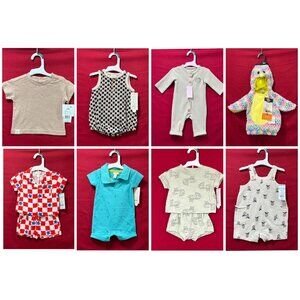 Cat & Jack - 10 Pieces Of Clothing For Baby Boys From 0 To 3 Months